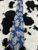 C&A Blue Paisley Tie