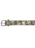 Cream Plaid Belt