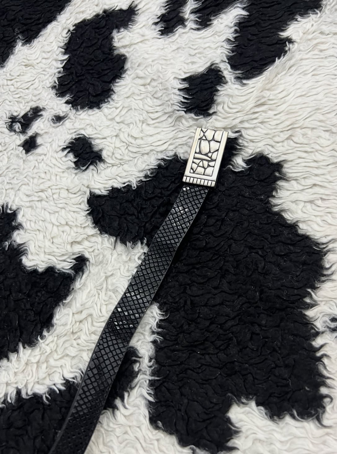 Silver Buckle Black Belt