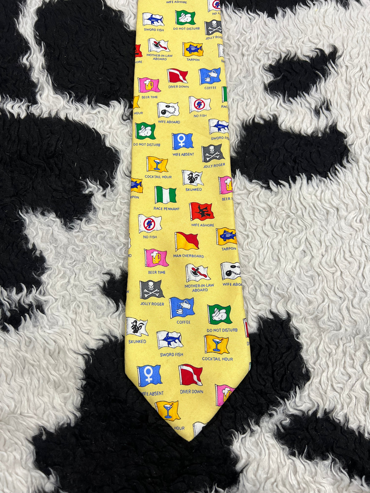 "Boating Flags" Tie