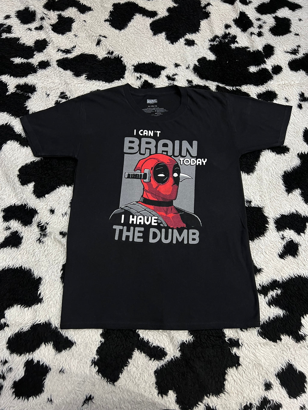 Deadpool "I Can't Brain Today" Tee (Medium)