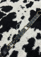 Vintage Buckle Interlinked Black Belt