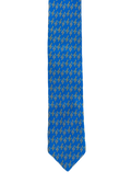 Blue Musical Notes Tie