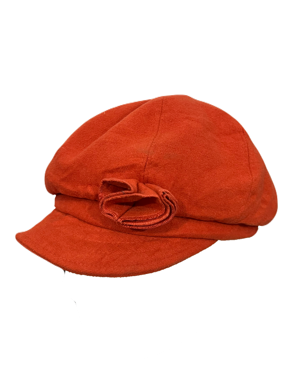 Orange Floral Cap