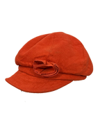 Orange Floral Cap