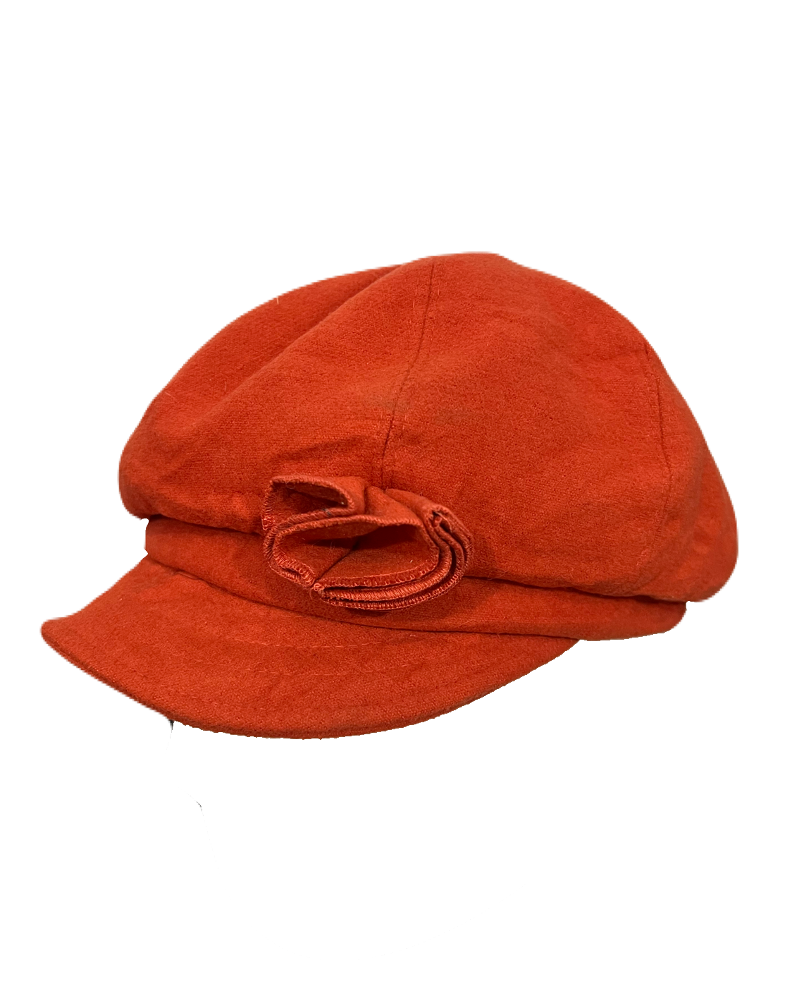 Orange Floral Cap