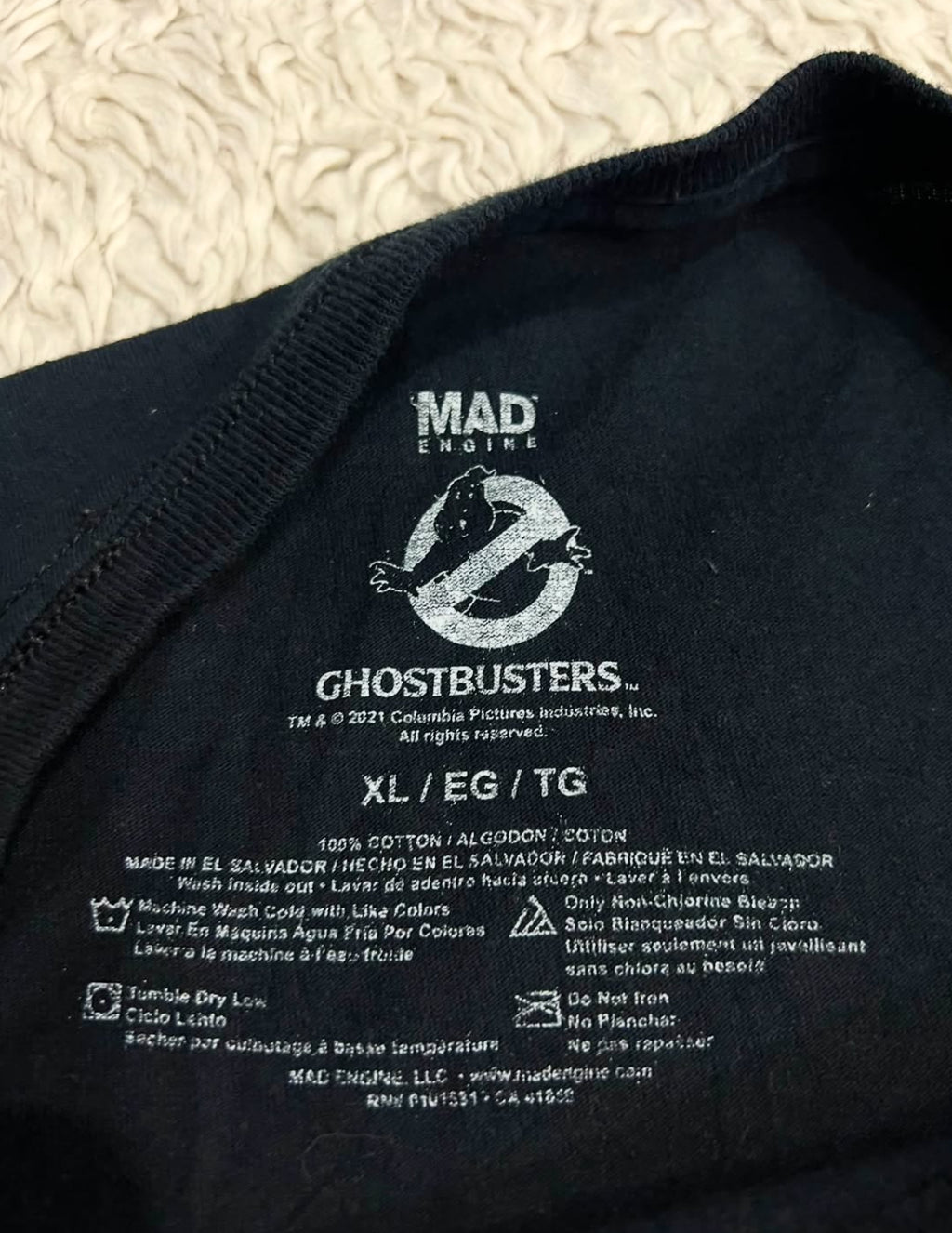 Ghost Busters Tee (Large)