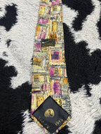 Italian Town Painting Tie