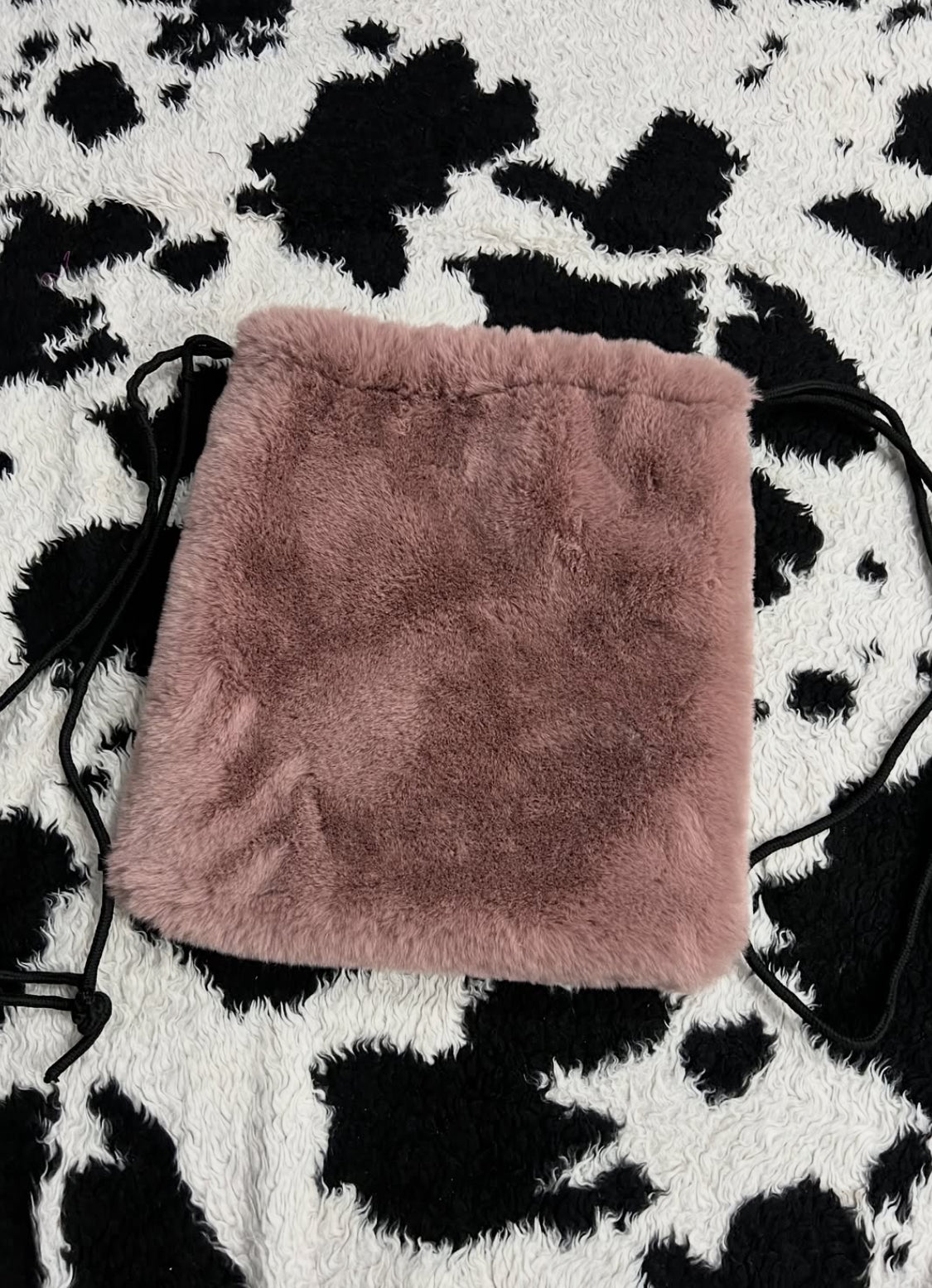 Pink Fur Bag