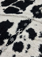 Black Bedazzled Conjoined Belt