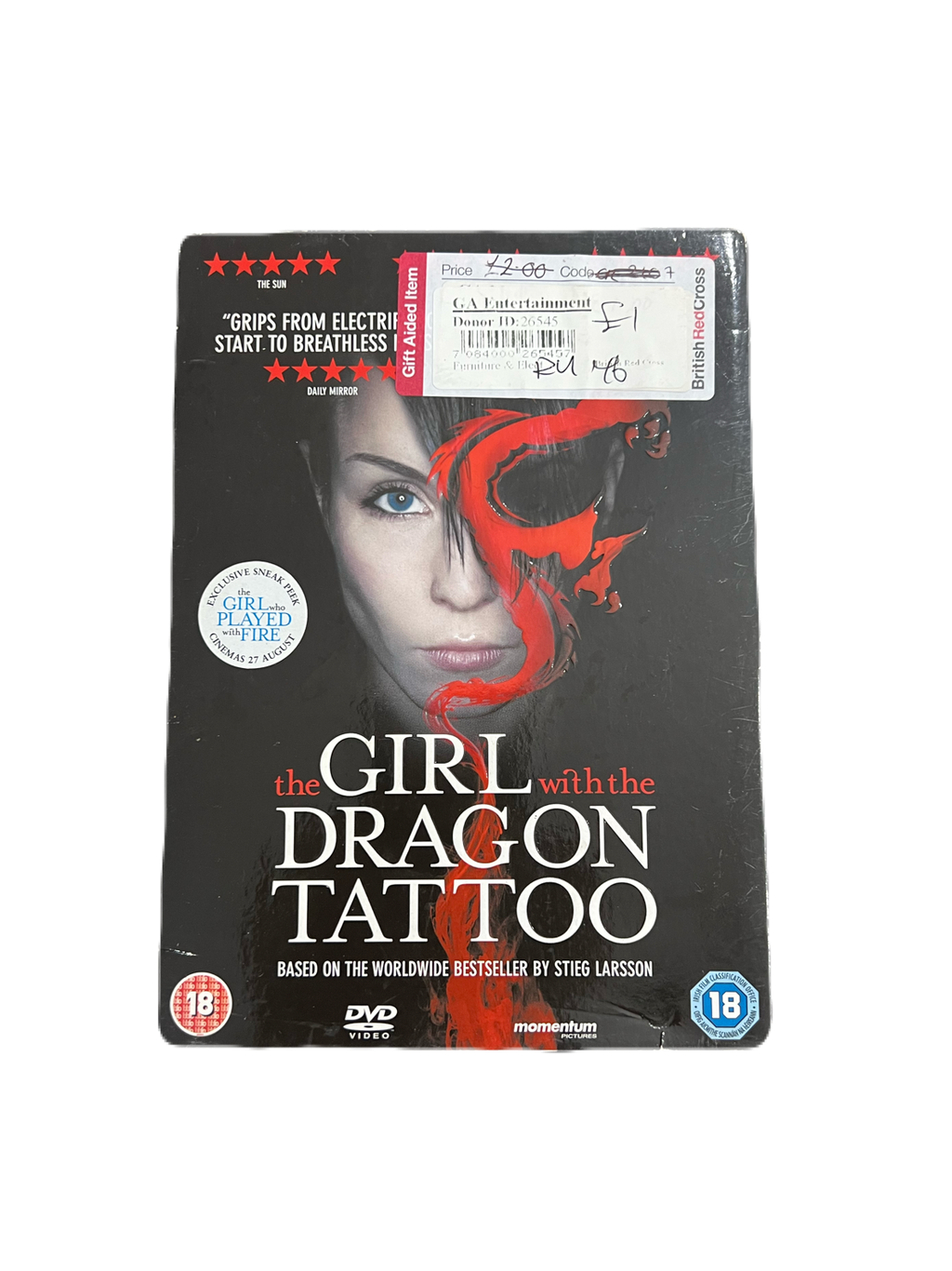 The Girl with the Dragon Tattoo DVD