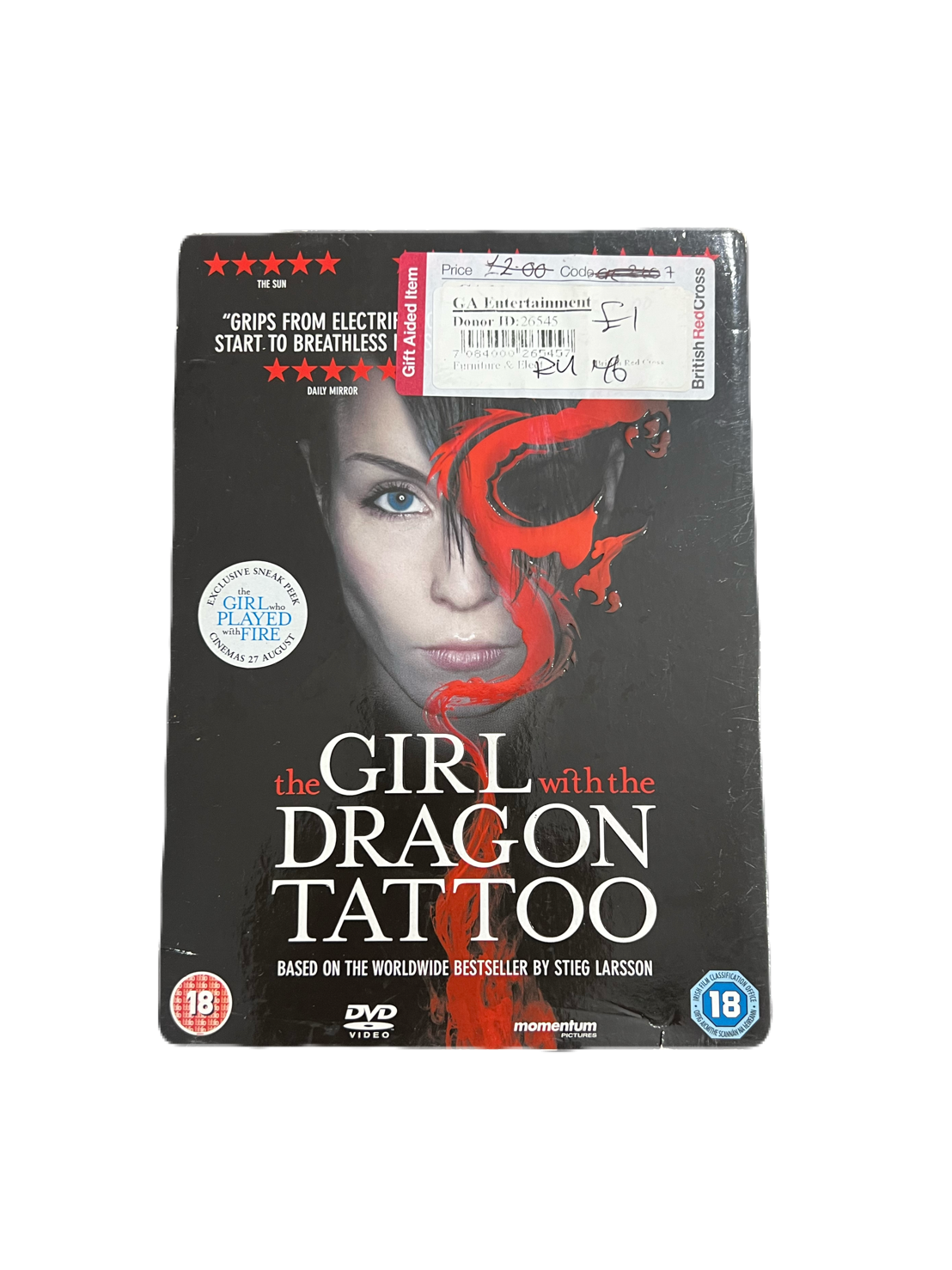 The Girl with the Dragon Tattoo DVD