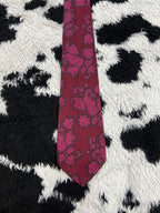 John Collier Pink Paisley Tie