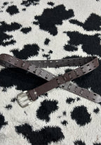 Brown Double Hole Belt