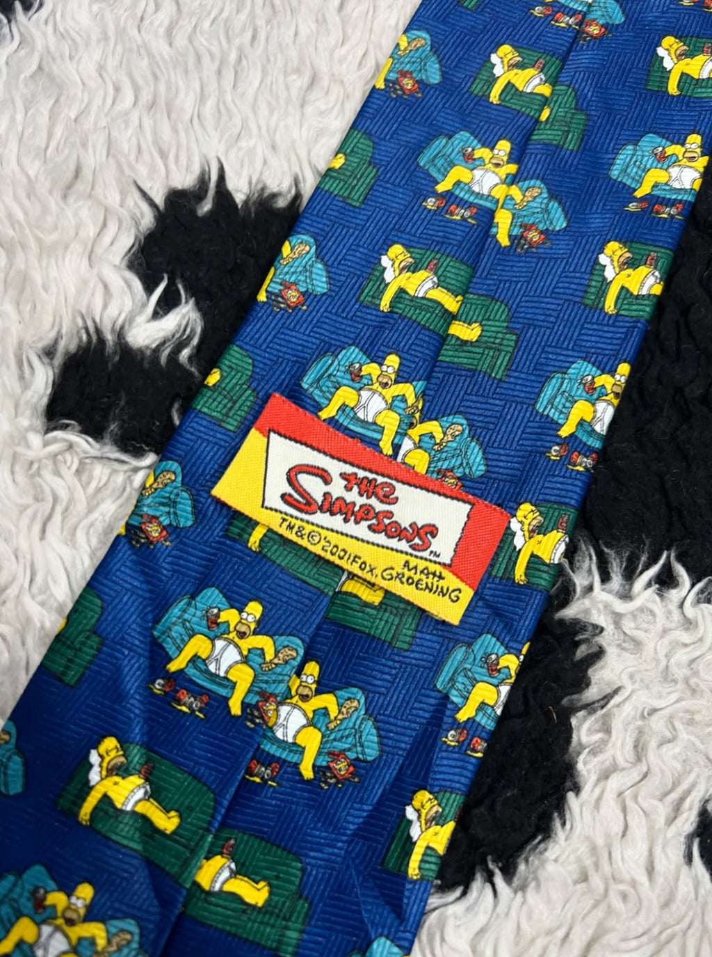 Vintage 2000 Homer Simpson Couch Tie