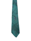 Planes & Parachute Narrow Embroidered Tie