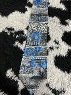 Blue Flowers Tie