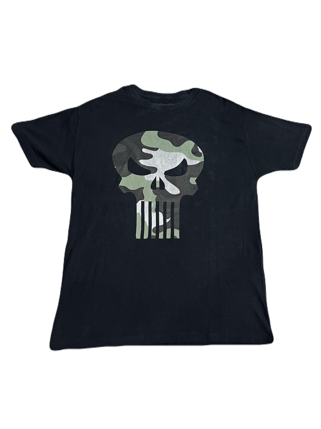 Marvel Punisher Camouflage Skull Tee (Medium - Large)