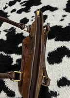Brown Patchwork Bag