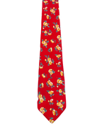 Michelsons Red Floral Tie