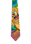 Vibrant Looney Tunes Taz Tie