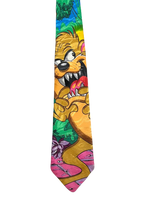 Vibrant Looney Tunes Taz Tie
