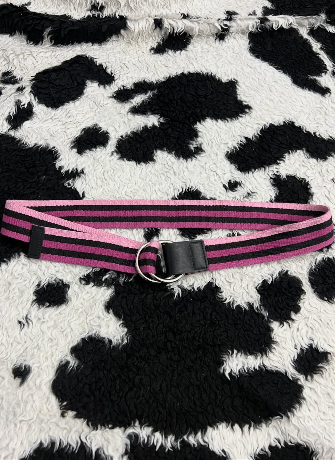 Pink & Purple D-Buckle Belt