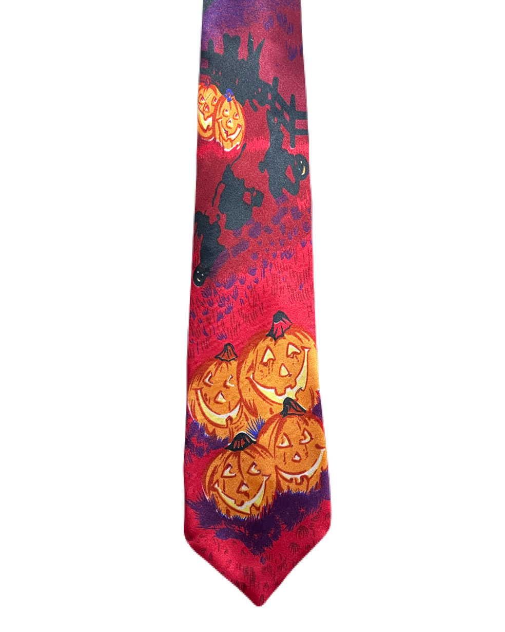 Halloween Pumpkins Tie