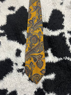 Corporate Mustard Embroidered Tie
