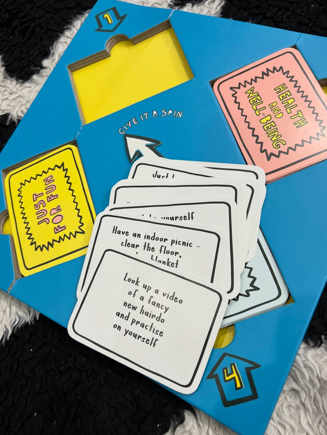 Not Going Out Spin Card Game