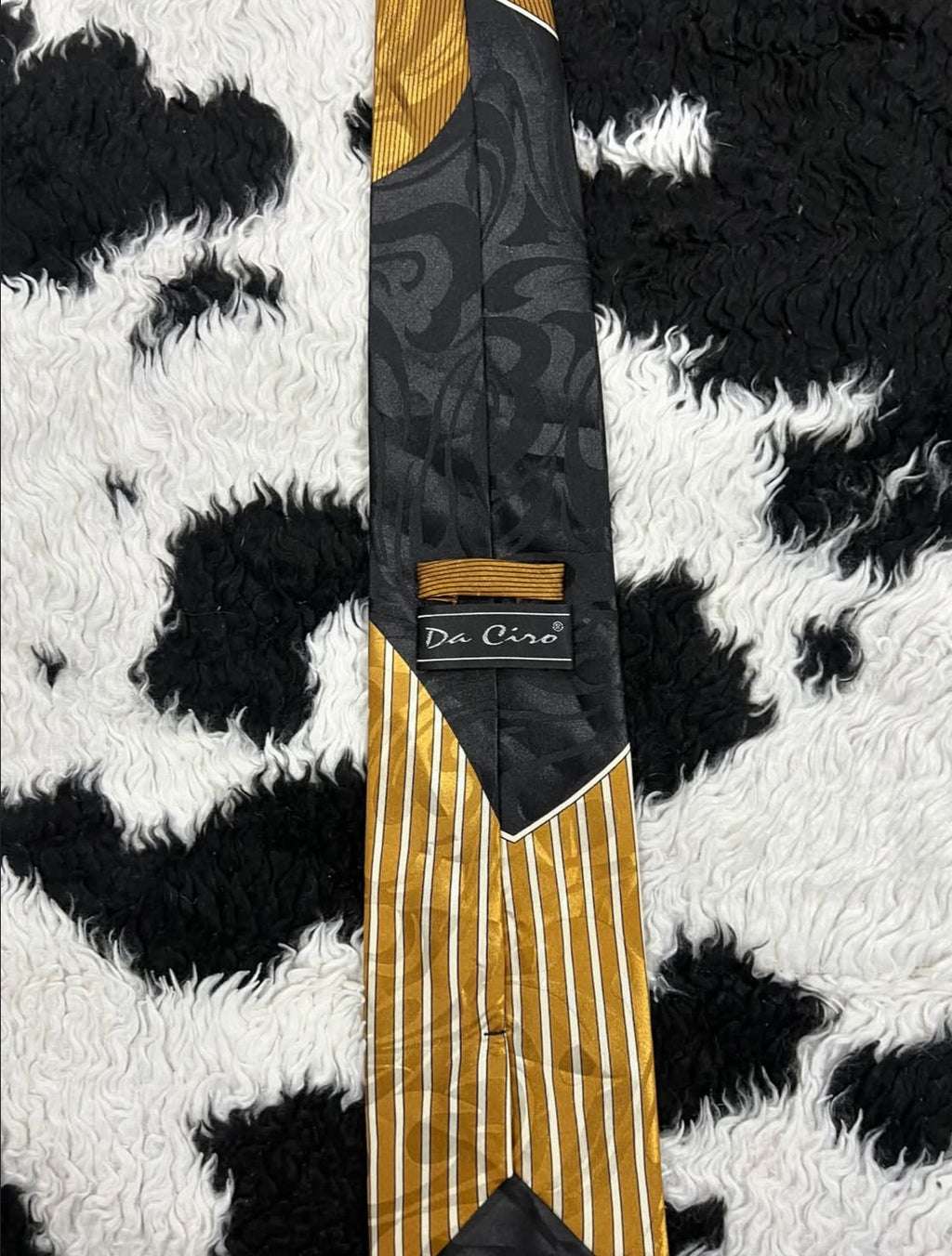 Da Ciro Black & Gold Tie