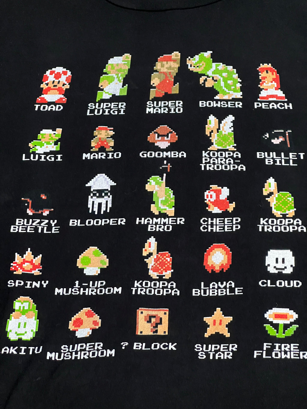 Super Mario Characters Tee (Large)