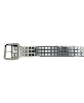 Transparent Black & White & Grey Belt