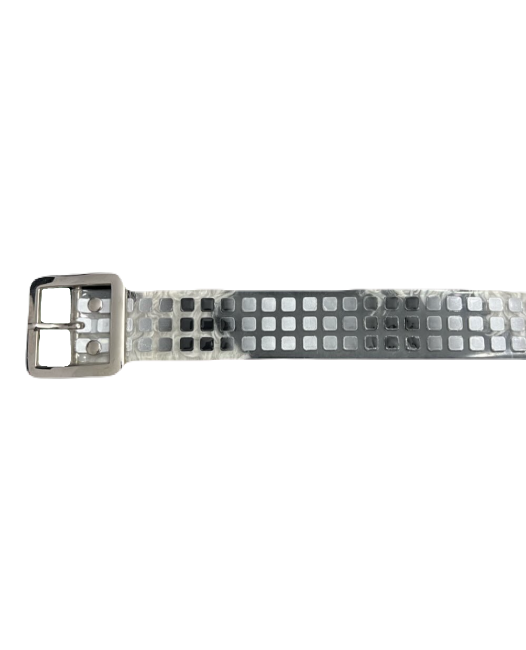 Transparent Black & White & Grey Belt