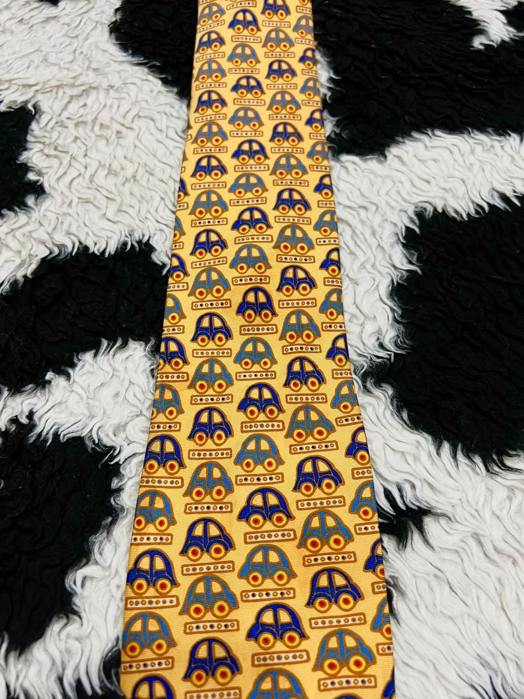 Yellow Cars Tie