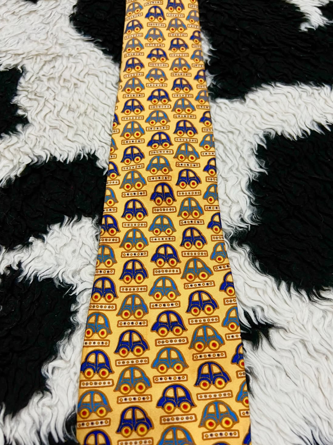 Yellow Cars Tie