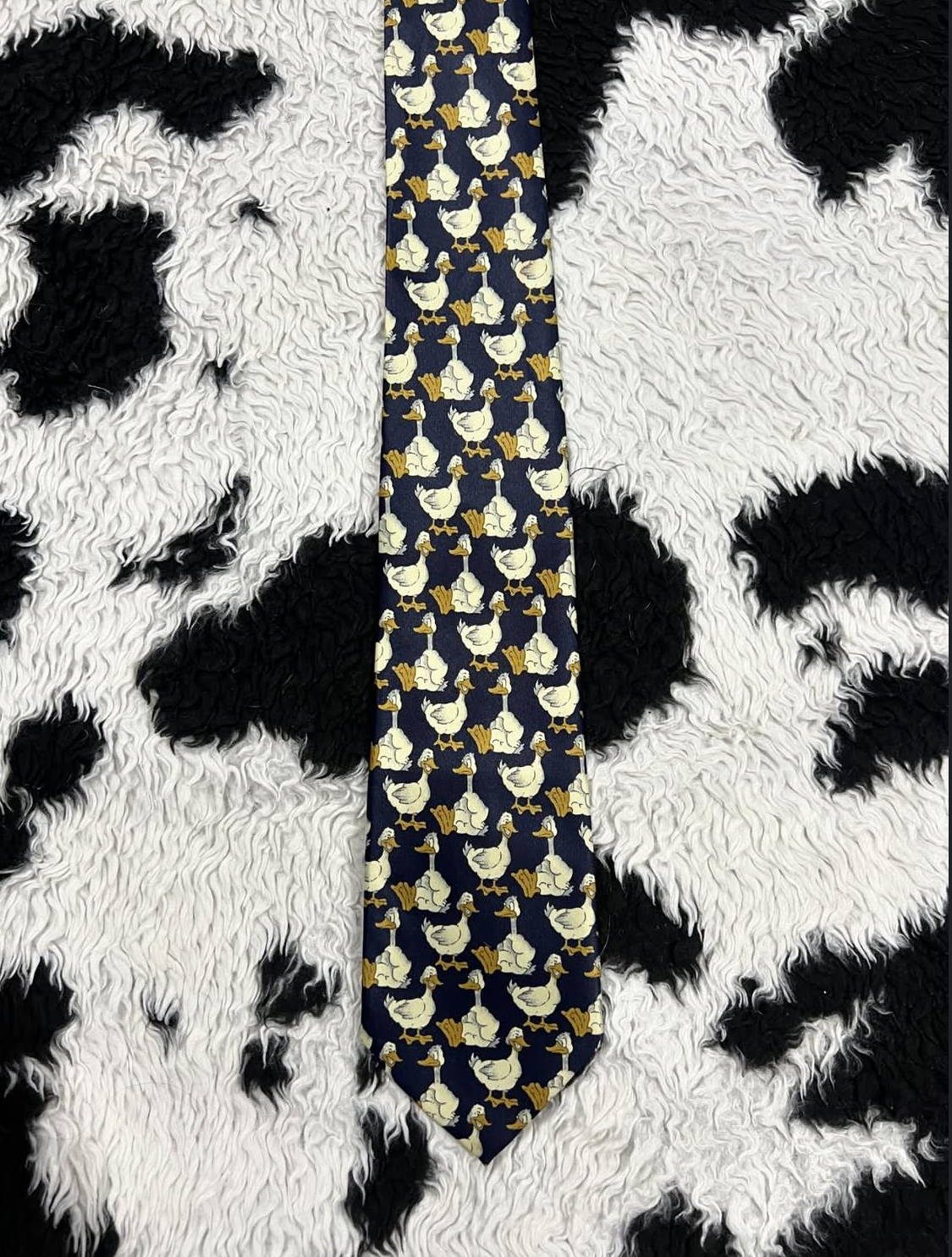 Vintage Rene Chagal Goose Tie