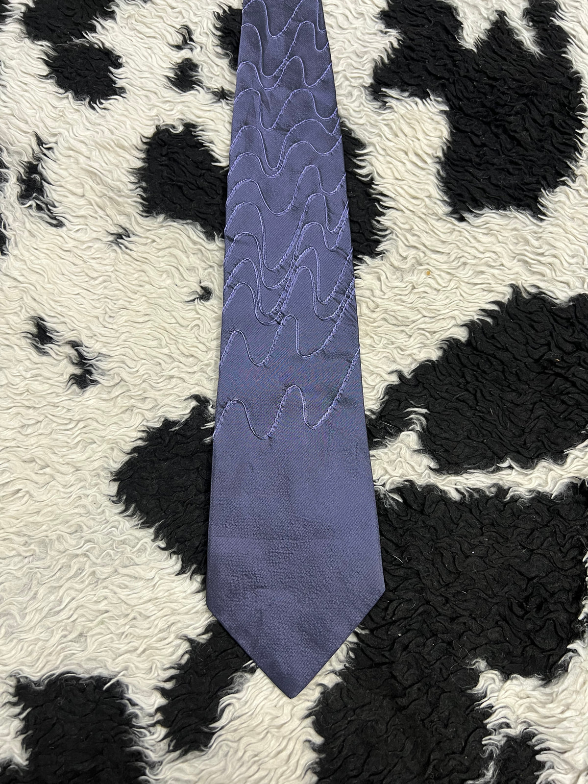 Di Bazzato Purple Swirl Tie