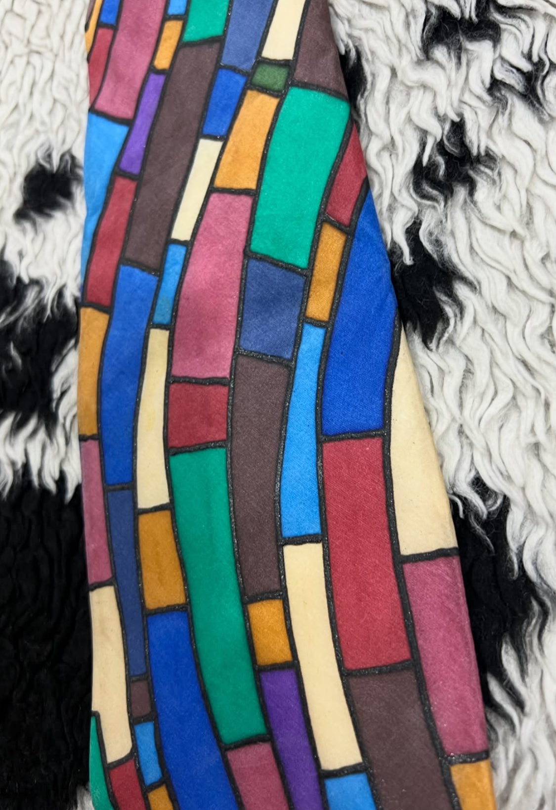 Glass Painting Tie