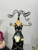Black Jewelry Mannequin