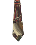 Pierre Cardin Abstract Red & Brown Tie