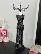 Black Jewelry Dress Mannequin