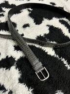 Grey Scaled Narrow Belt