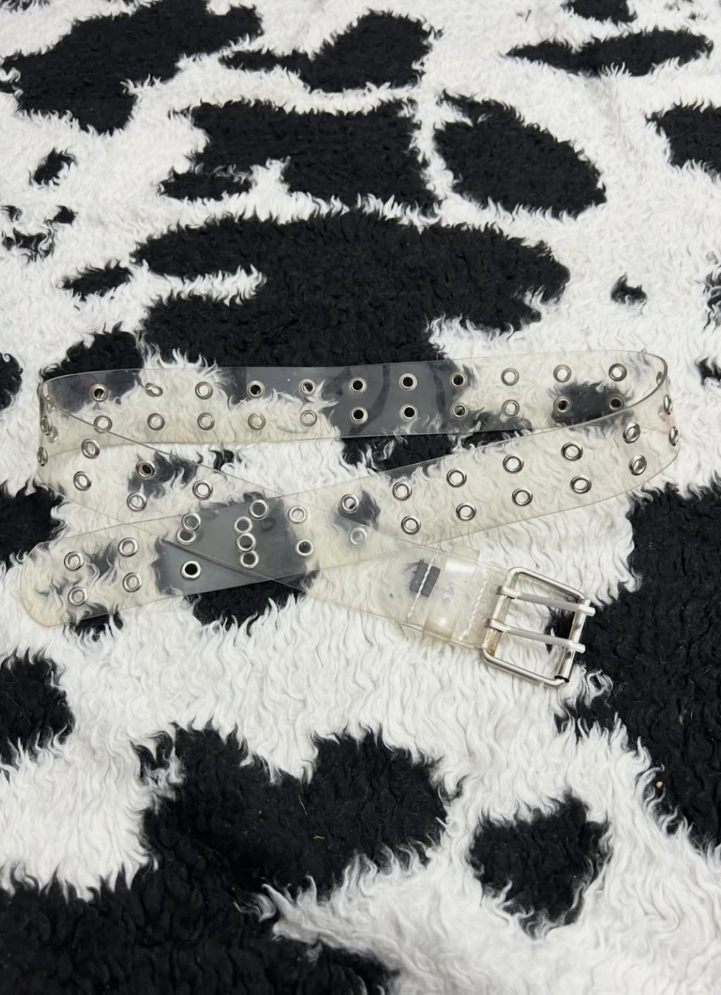 Transparent Double-Hole Belt