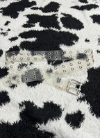 Transparent Double-Hole Belt
