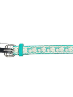 Teal Lace Narrow Belt