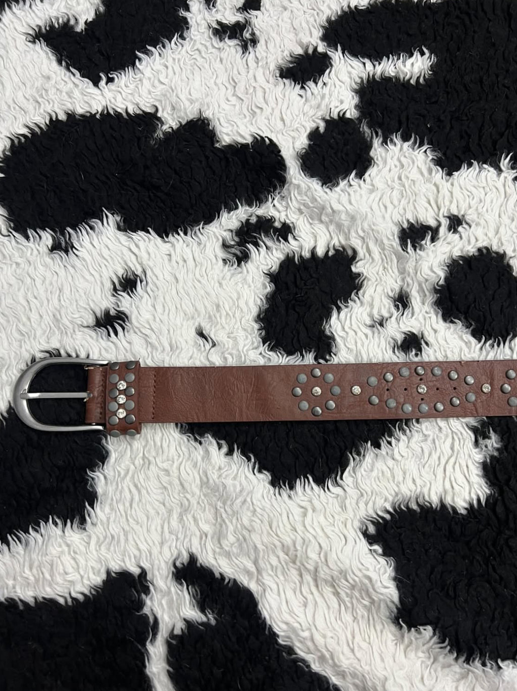 Studded Brown Belt