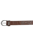 Studded Brown Belt