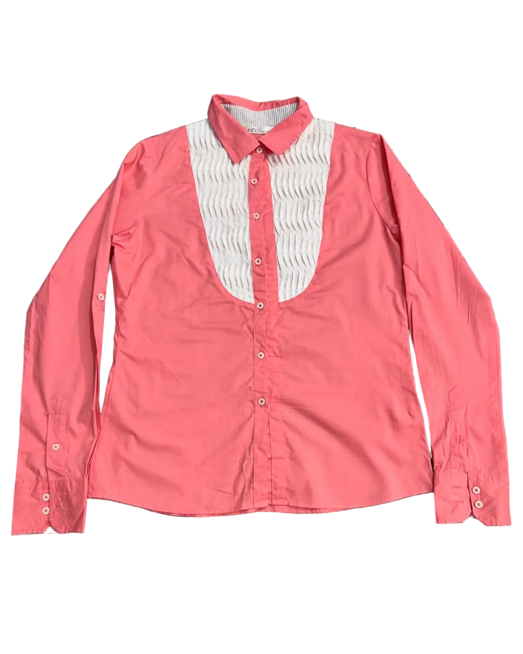Pink & White Buttonup