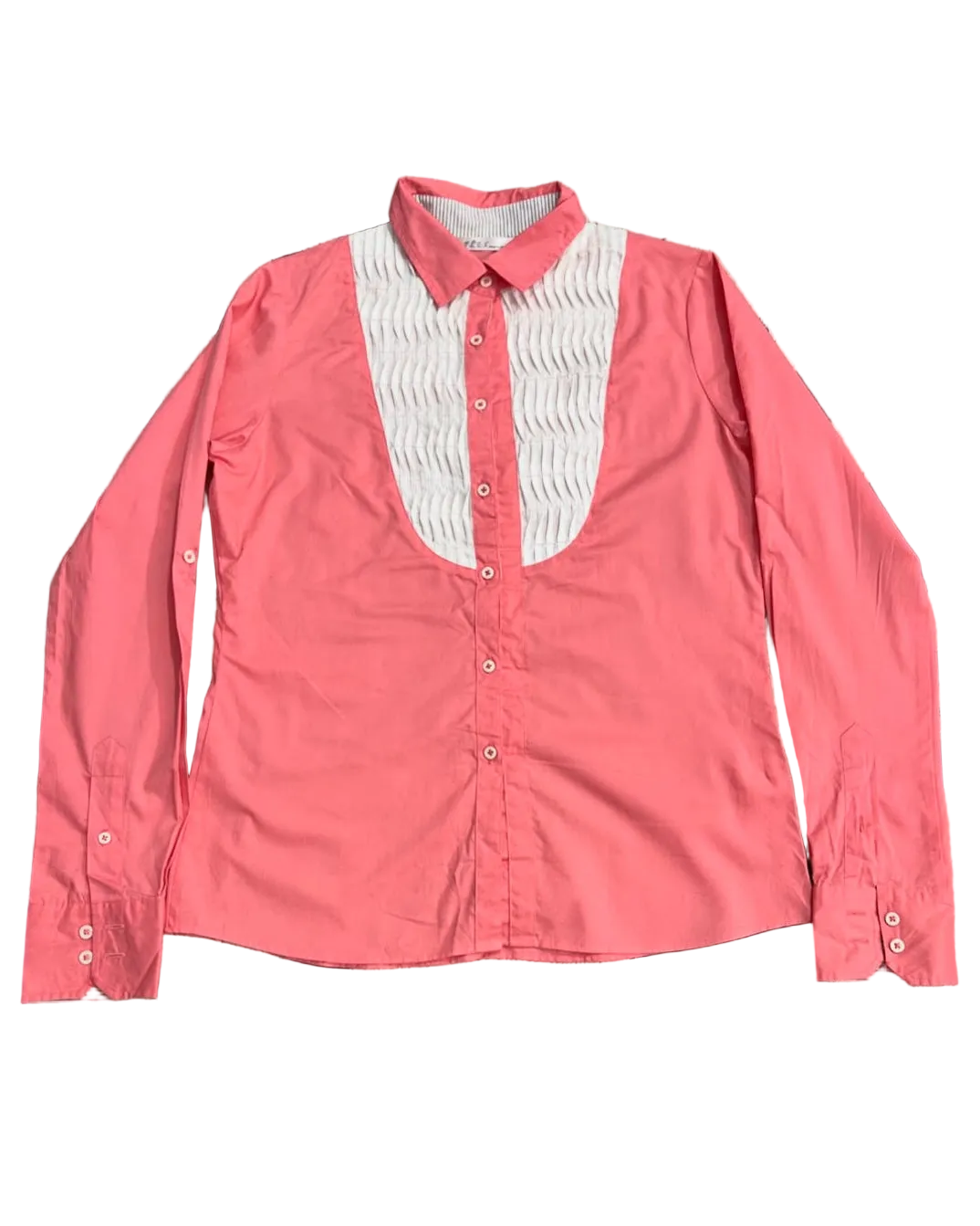 Pink & White Buttonup